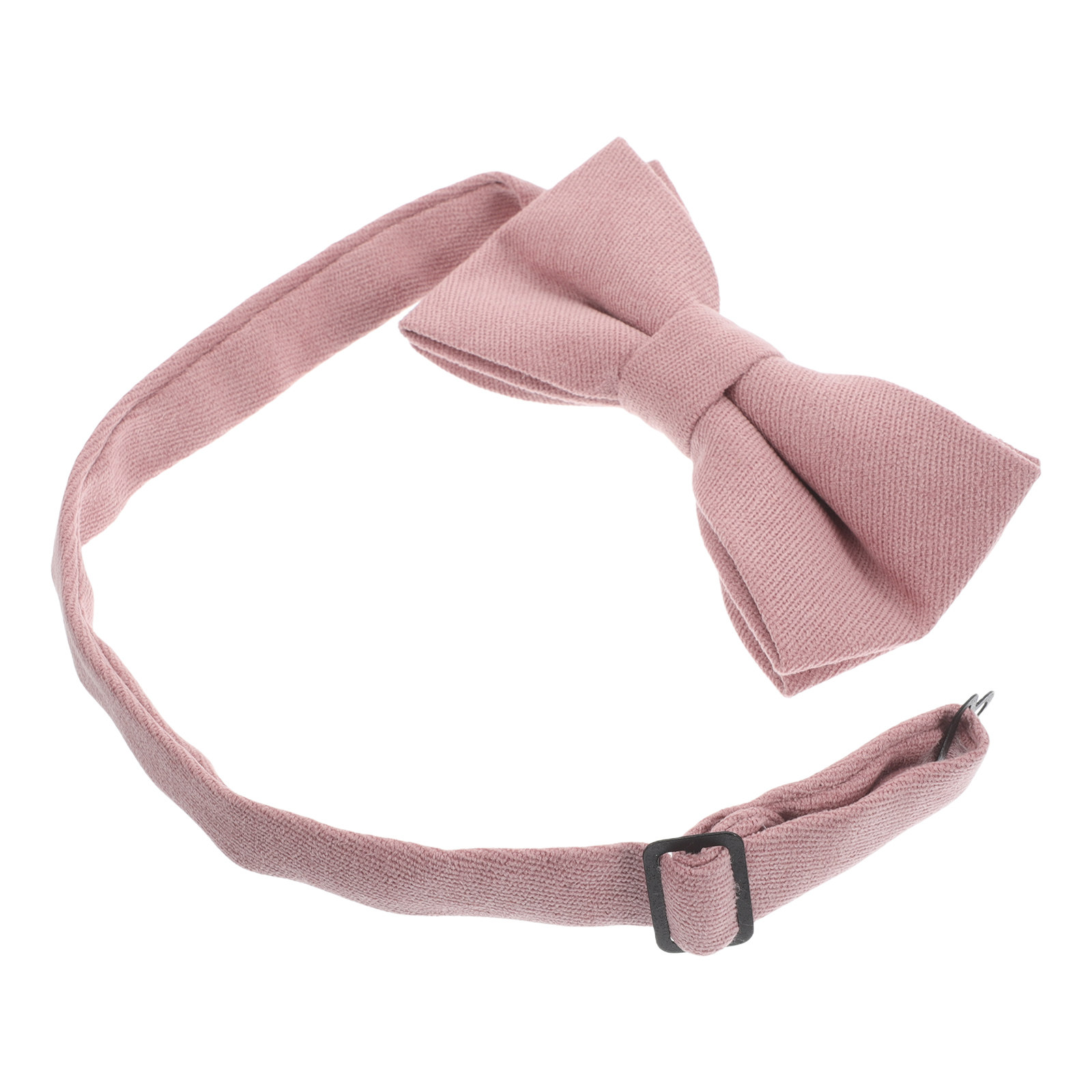 Bow Tie Pre Tied - Nœud papillon rose en coton doux,