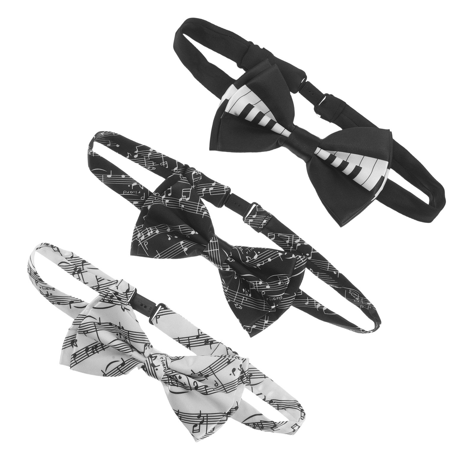 Bow Tie Pre Tied - Ensemble de 3 nœuds papillon pour