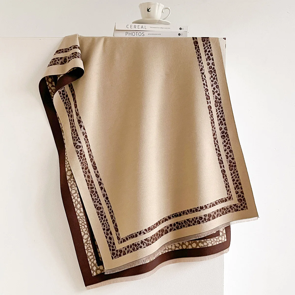 Châle d’hiver réversible, chau - Woven Scarf Blanket avis et prix