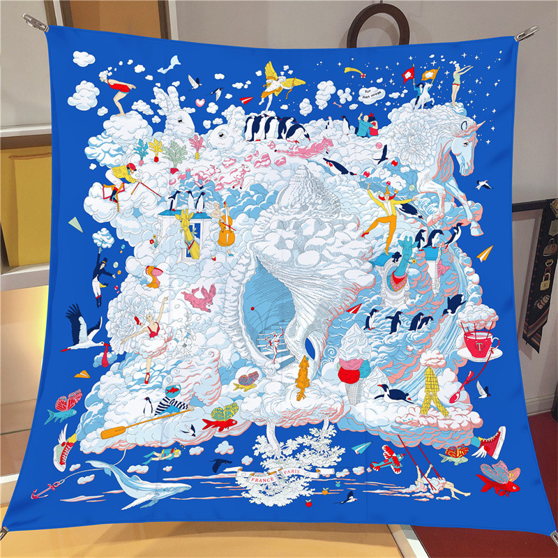 POBING – foulard en sergé de s - Scarf Silk Square avis et prix