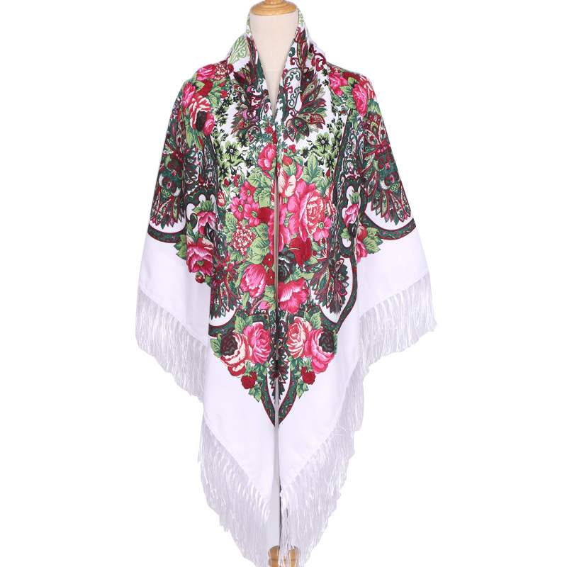 160*160 cm ethnique grande éch - Woven Scarf Blanket avis et prix