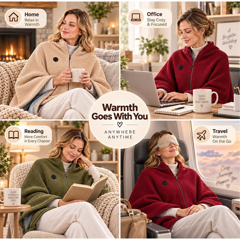 Nouvelle couverture chauffante - Woven Scarf Blanket avis et prix