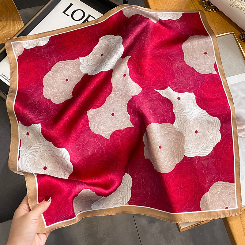 Foulard carré en soie Pure pou - Scarf Silk Square avis et prix