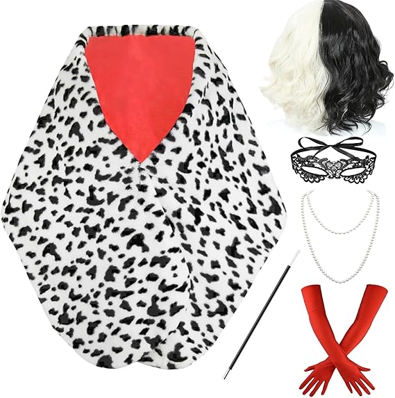 Costume de Cruella De Vil pour - Face Scarf Mask avis et prix