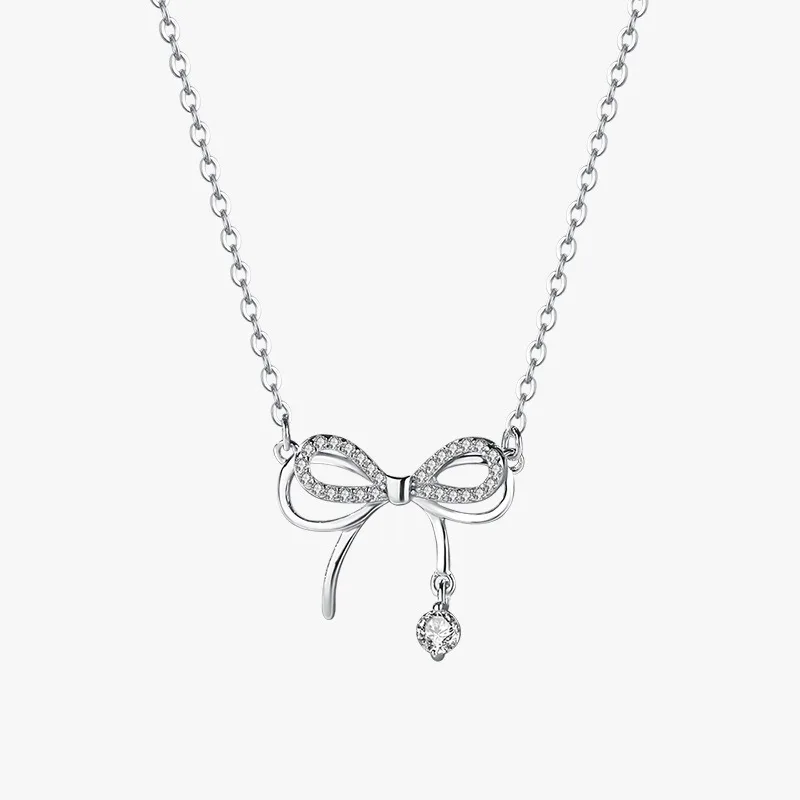 Collier pendentif brillant en  - Tie Clip Silver avis et prix
